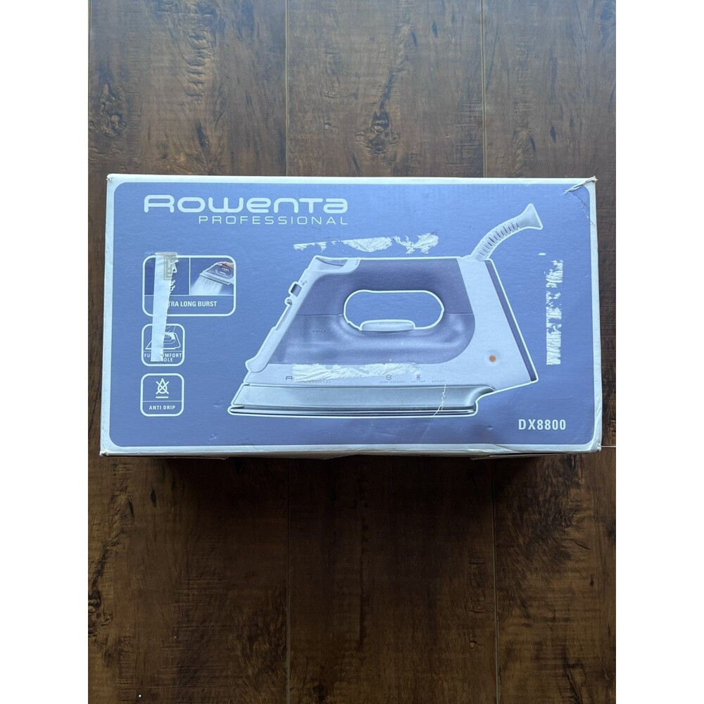 Rowenta Professional DX8800 Inox Steam Iron 1750W Anti-Drip Auto-Off